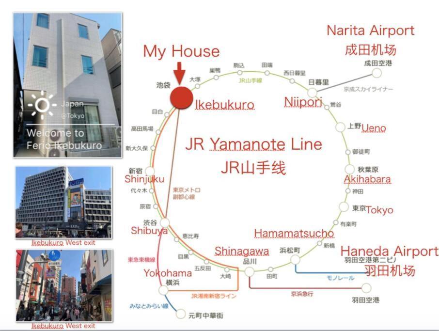 Comma House Nishi-ikebukuro 102 Apartamento *